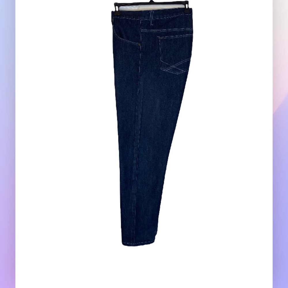 Boot Cut, Blue Jeans, Size 46/30, Color: Navy Blue, Men: Big and Tall